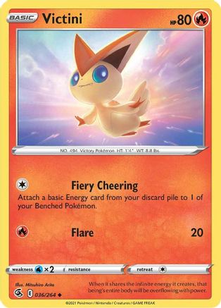 Victini (36) Reverse Holofoil - Fusion Strike