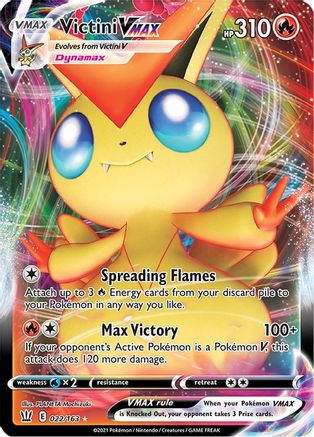 Victini VMAX (22) Holofoil - Battle Styles