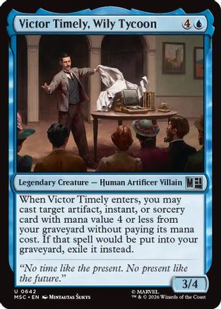 Victor Timely, Wily Tycoon (642) - Commander: Marvel Super Heroes