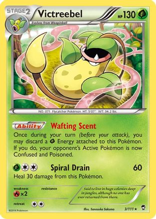 Victreebel (3) Holofoil - Furious Fists