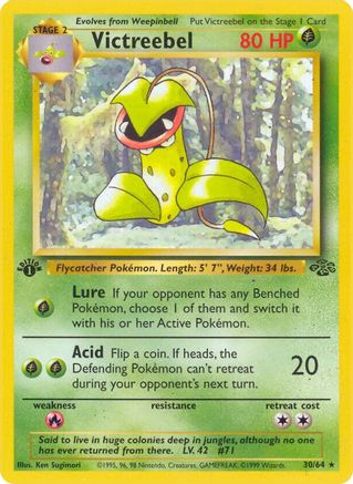 Victreebel (30) (1st Edition) - Jungle