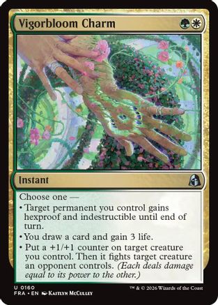 Vigorbloom Charm (160) Foil - Reality Fracture