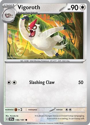 Vigoroth (146) Reverse Holofoil - Surging Sparks