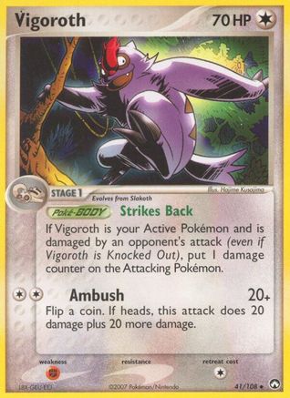 Vigoroth (41) - Power Keepers