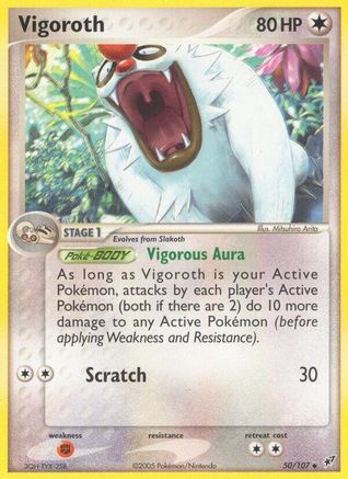 Vigoroth (50) Reverse Holofoil - Deoxys