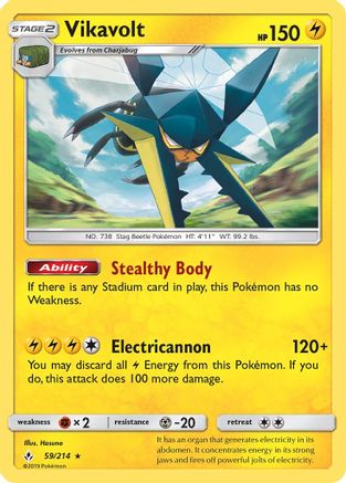 Vikavolt (59) Reverse Holofoil - Unbroken Bonds