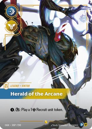 Viktor – Herald of the Arcane (Signature) (308) Foil - Origins