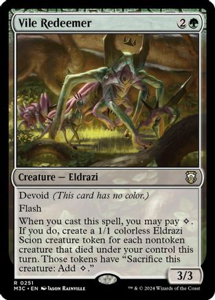 Vile Redeemer (251) Ripple Foil - Commander: Modern Horizons 3