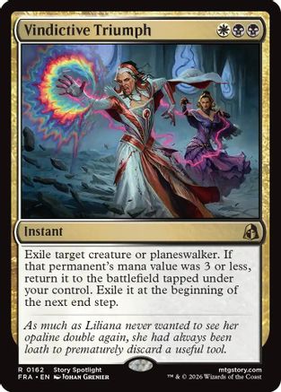 Vindictive Triumph (162) Foil - Reality Fracture