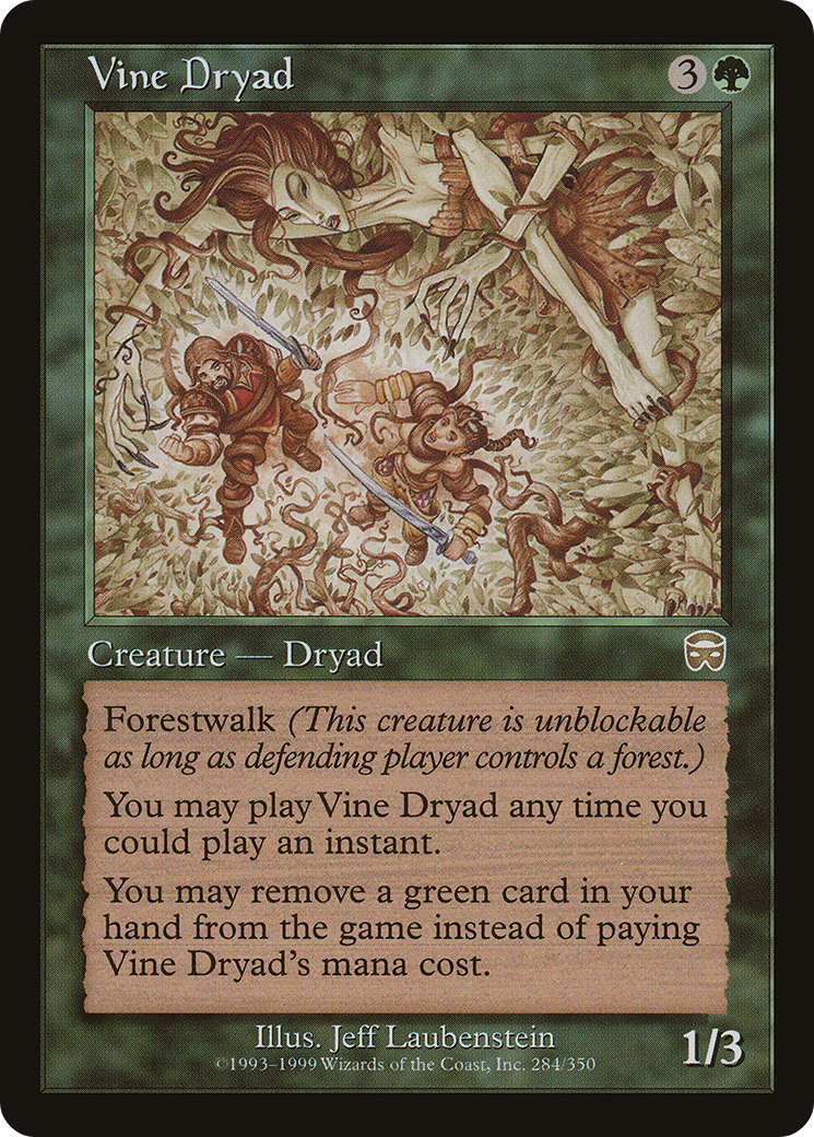 Vine Dryad (284) - Mercadian Masques