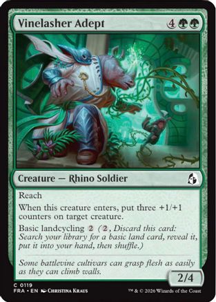 Vinelasher Adept (119) Foil - Reality Fracture