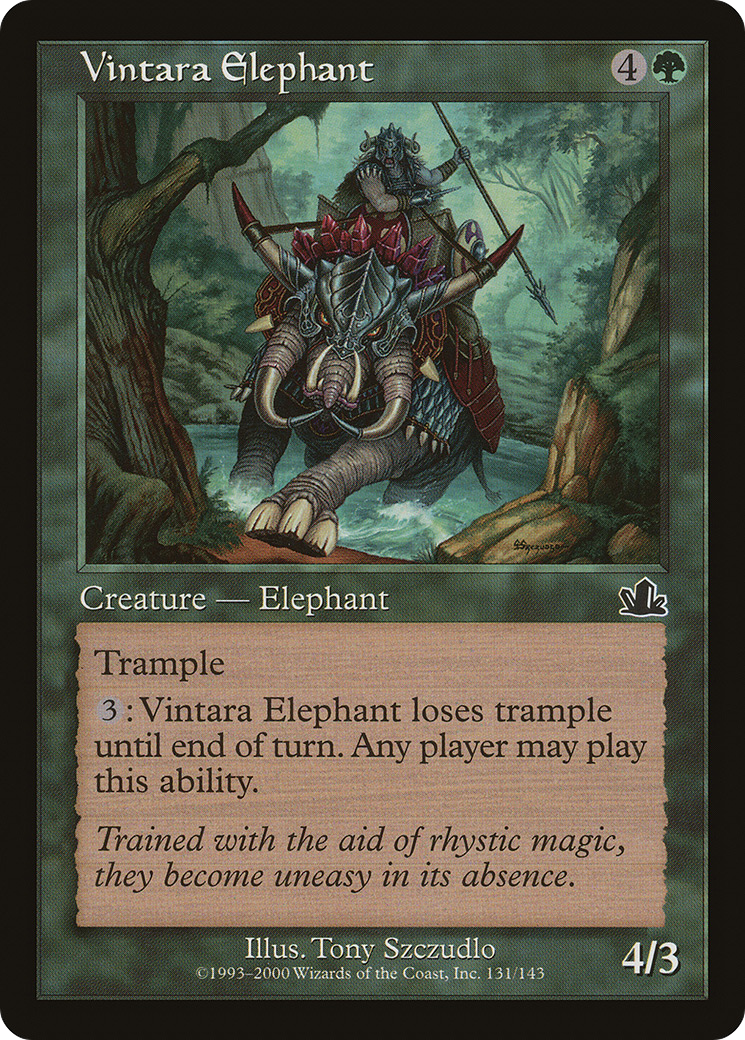 Vintara Elephant (131) - Prophecy
