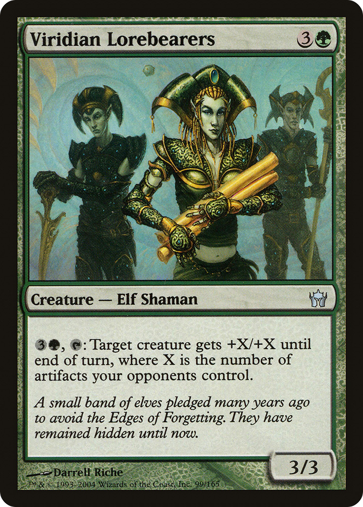Viridian Lorebearers (099) Foil - Fifth Dawn