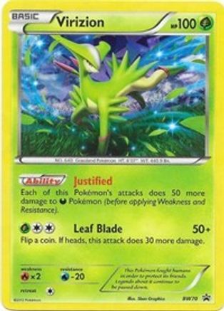 Virizion (BW70) Holofoil - Black Star Promos