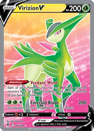 Virizion V (Full Art) (164) Holofoil - Astral Radiance