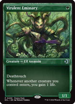 Virulent Emissary (Promo Pack) (406) Foil - Lorwyn Eclipsed