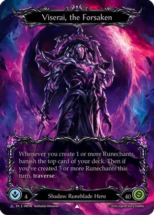 Viserai, the Forsaken // Viserai, Usurper (Marvel) (IAR106) Cold Foil - Usurp the Shadow Throne