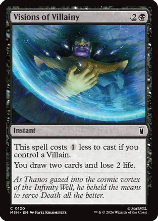 Visions of Villainy (120) Foil - Marvel Super Heroes