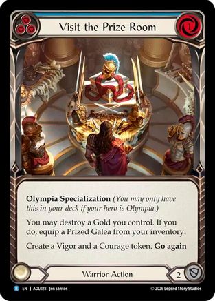 Visit the Prize Room (AOL028) - Armory Deck: Olympia