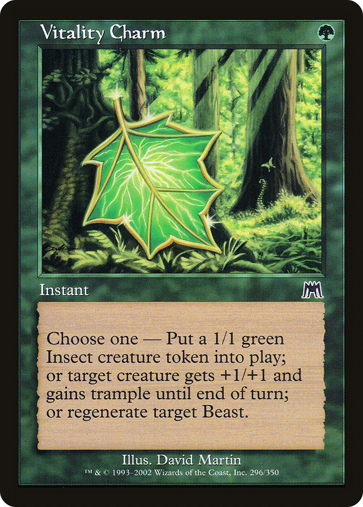 Vitality Charm (296) Foil - Onslaught