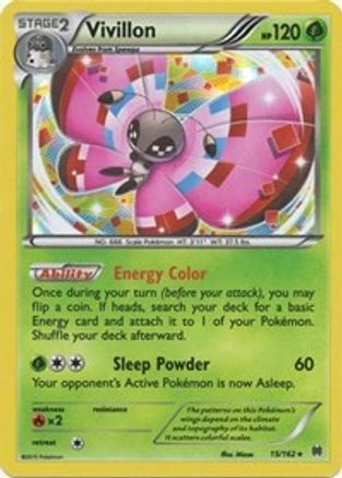 Vivillon (15) Reverse Holofoil - BREAKthrough