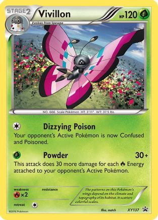 Vivillon (XY137) Holofoil - Black Star Promos