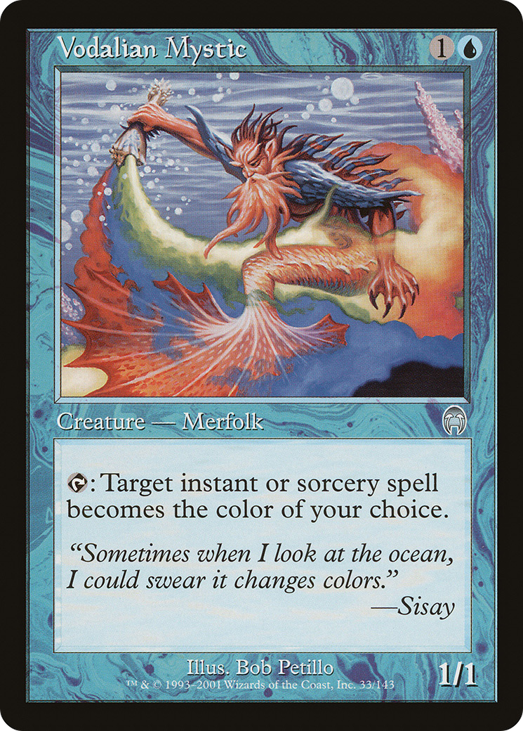 Vodalian Mystic (033) Foil - Apocalypse