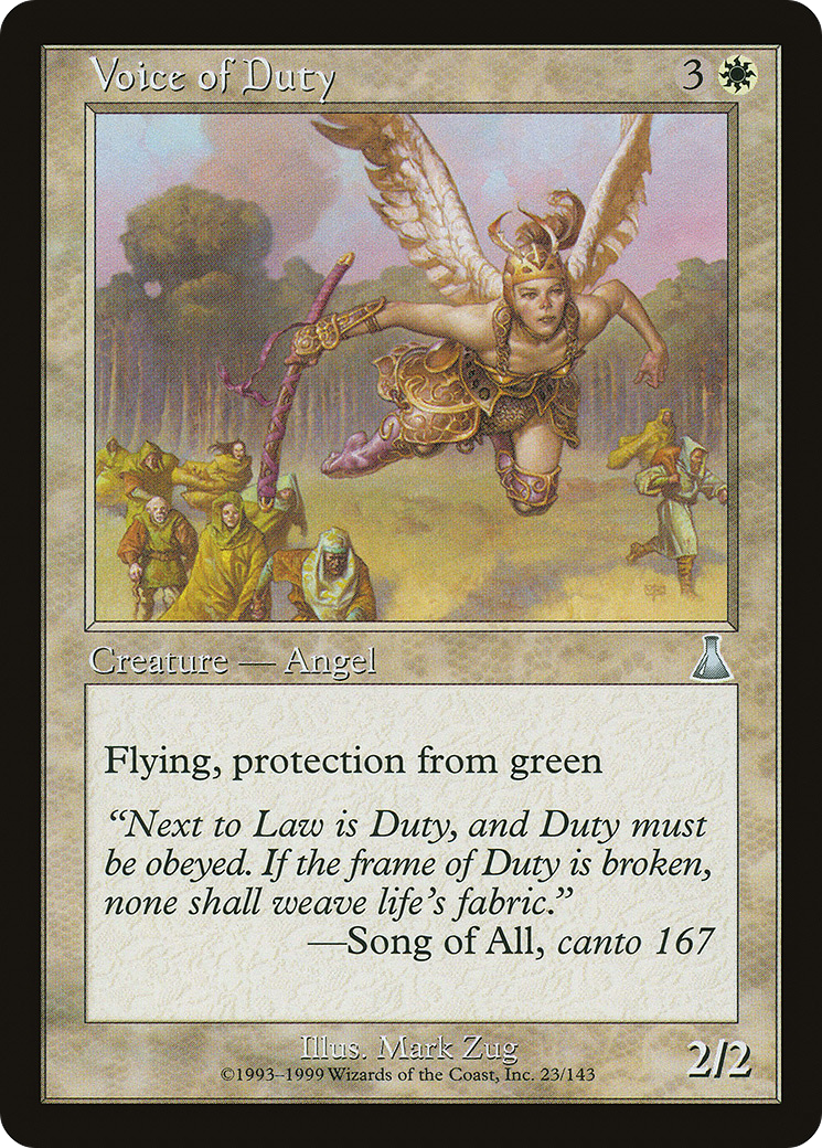 Voice of Duty (023) - Urza's Destiny