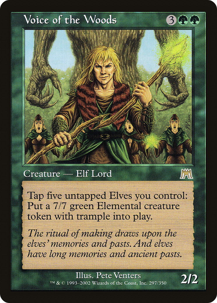 Voice of the Woods (297) Foil - Onslaught
