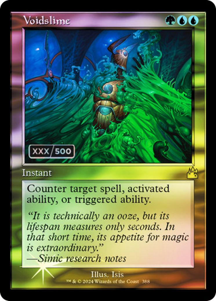 Voidslime (Retro) (Serial Numbered) (388) Foil - Ravnica Remastered