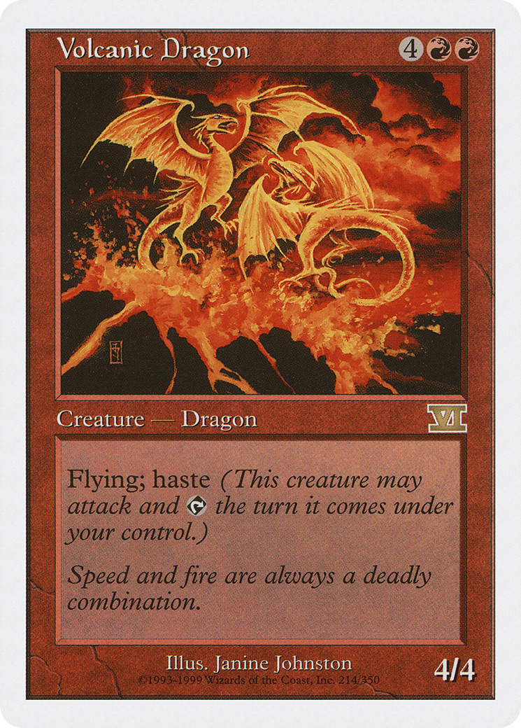 Volcanic Dragon (214) - Classic Sixth Edition