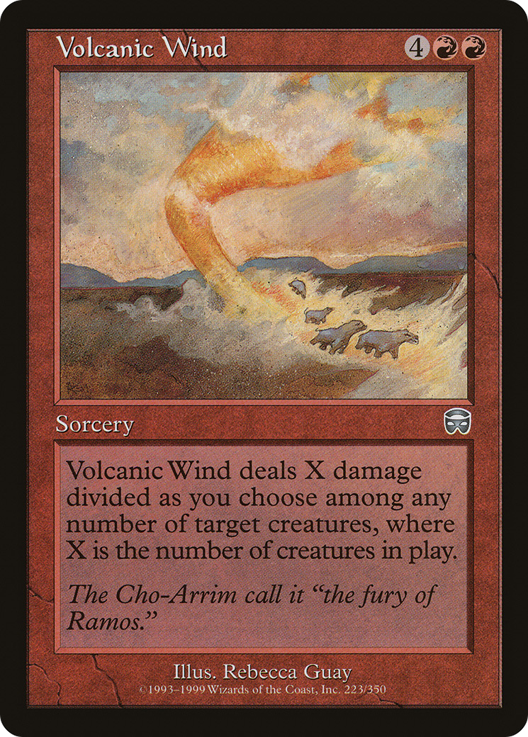 Volcanic Wind (223) Foil - Mercadian Masques