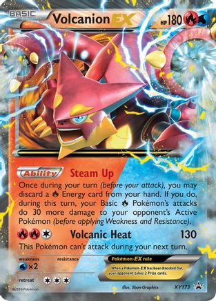Volcanion EX (XY173) Holofoil - Black Star Promos