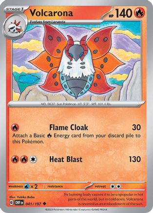 Volcarona (41) - Obsidian Flames