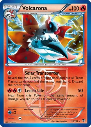 Volcarona (Team Plasma) (13) - Plasma Blast
