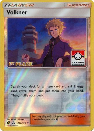 Volkner (League Challenge) [1st Place] (135a) Reverse Holofoil - Ultra Prism