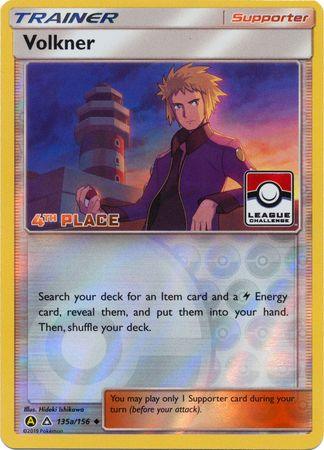 Volkner (League Challenge) [4th Place] (135a) Reverse Holofoil - League & Championship Cards
