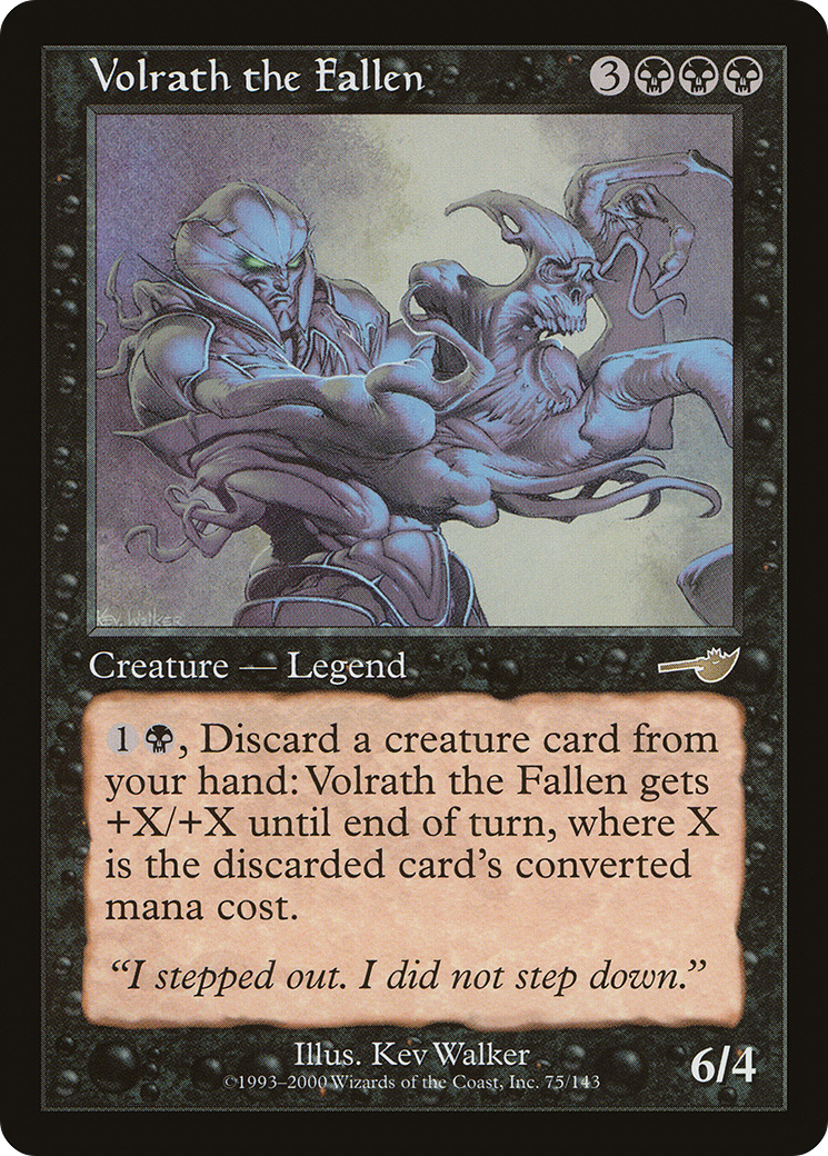 Volrath the Fallen (075) Foil - Nemesis