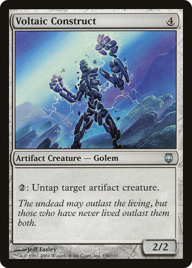 Voltaic Construct (156) Foil - Darksteel