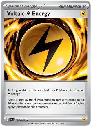 Voltaic Lightning Energy (84) Reverse Holofoil - Pitch Black