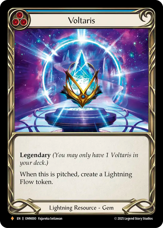Voltaris (OMN000) Rainbow Foil - Omens of the Third Age