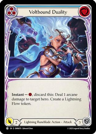 Voltbound Duality (Blue) (OMN079) - Omens of the Third Age