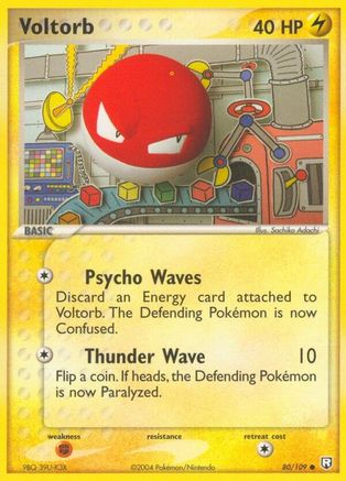 Voltorb (80) Reverse Holofoil - Team Rocket Returns
