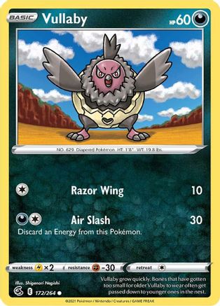 Vullaby (172) Reverse Holofoil - Fusion Strike