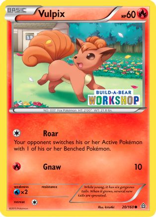 Vulpix (Build-A-Bear Workshop Exclusive) (20) - Miscellaneous Cards & Products