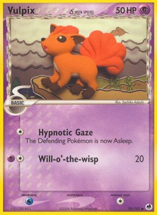 Vulpix (Delta Species) (70) - Dragon Frontiers