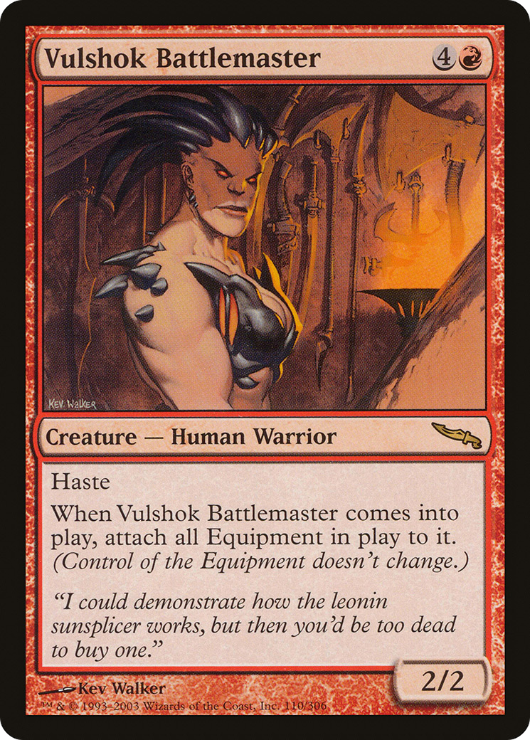 Vulshok Battlemaster (110) Foil - Mirrodin