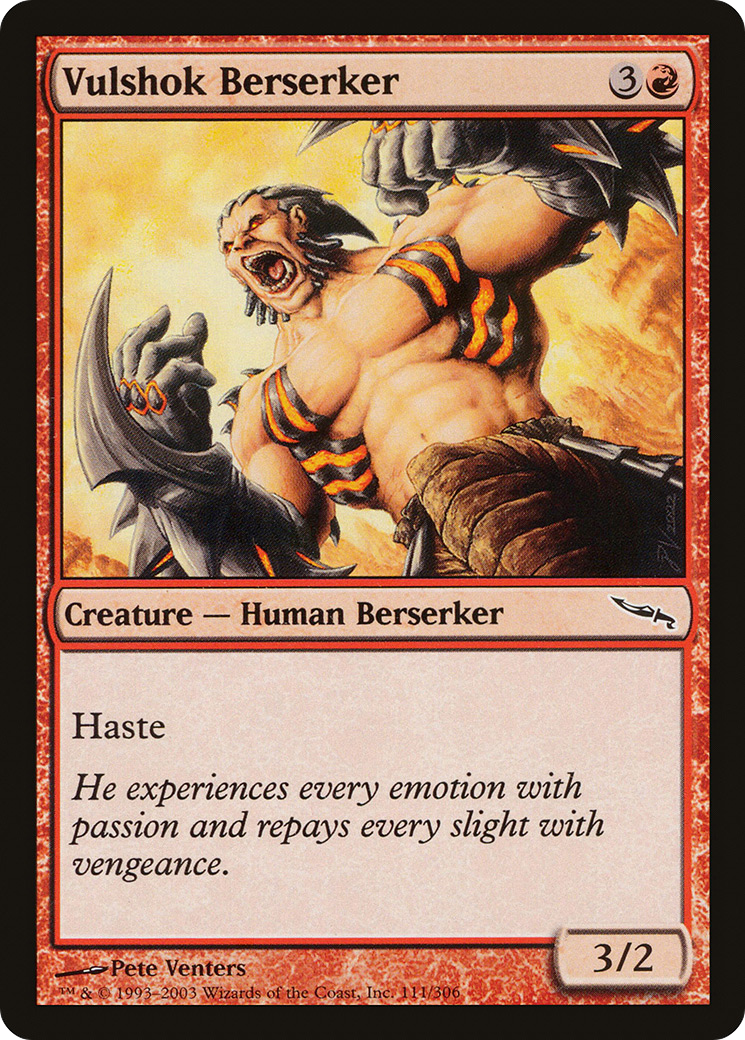 Vulshok Berserker (111) Foil - Mirrodin
