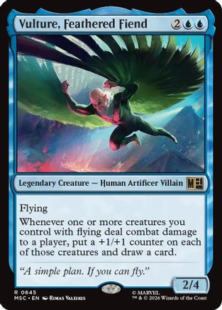Vulture, Feathered Fiend (645) - Commander: Marvel Super Heroes