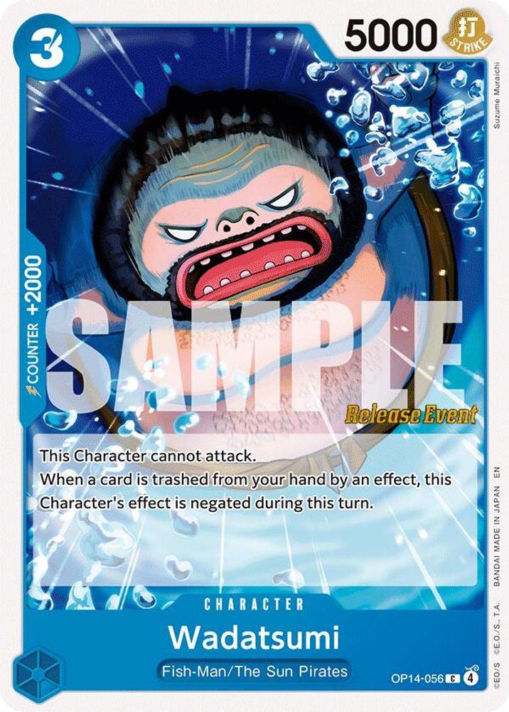 Wadatsumi (OP14-056) Release Event Cards